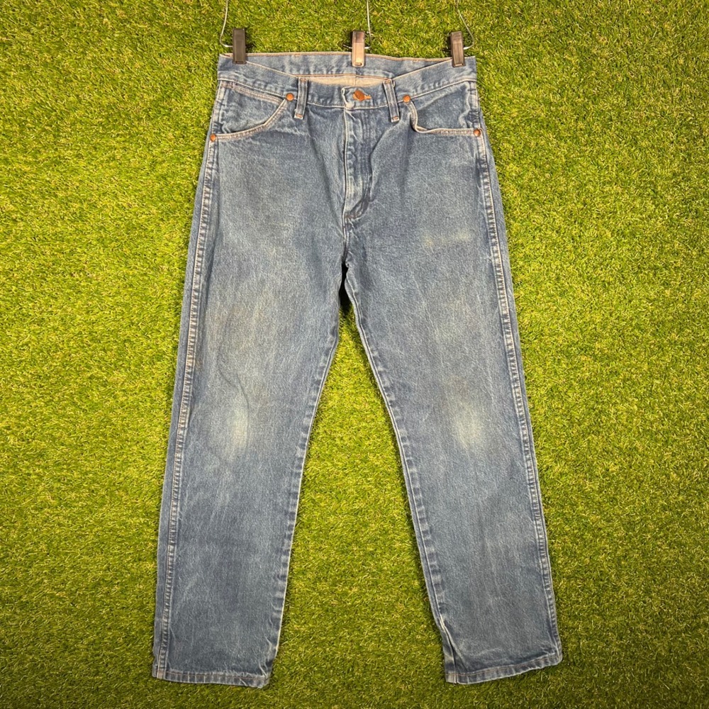 Wrangler 13MWZPW Cowboy Cut Mens Blue Denim Jeans Original‎ Fit 31x30
